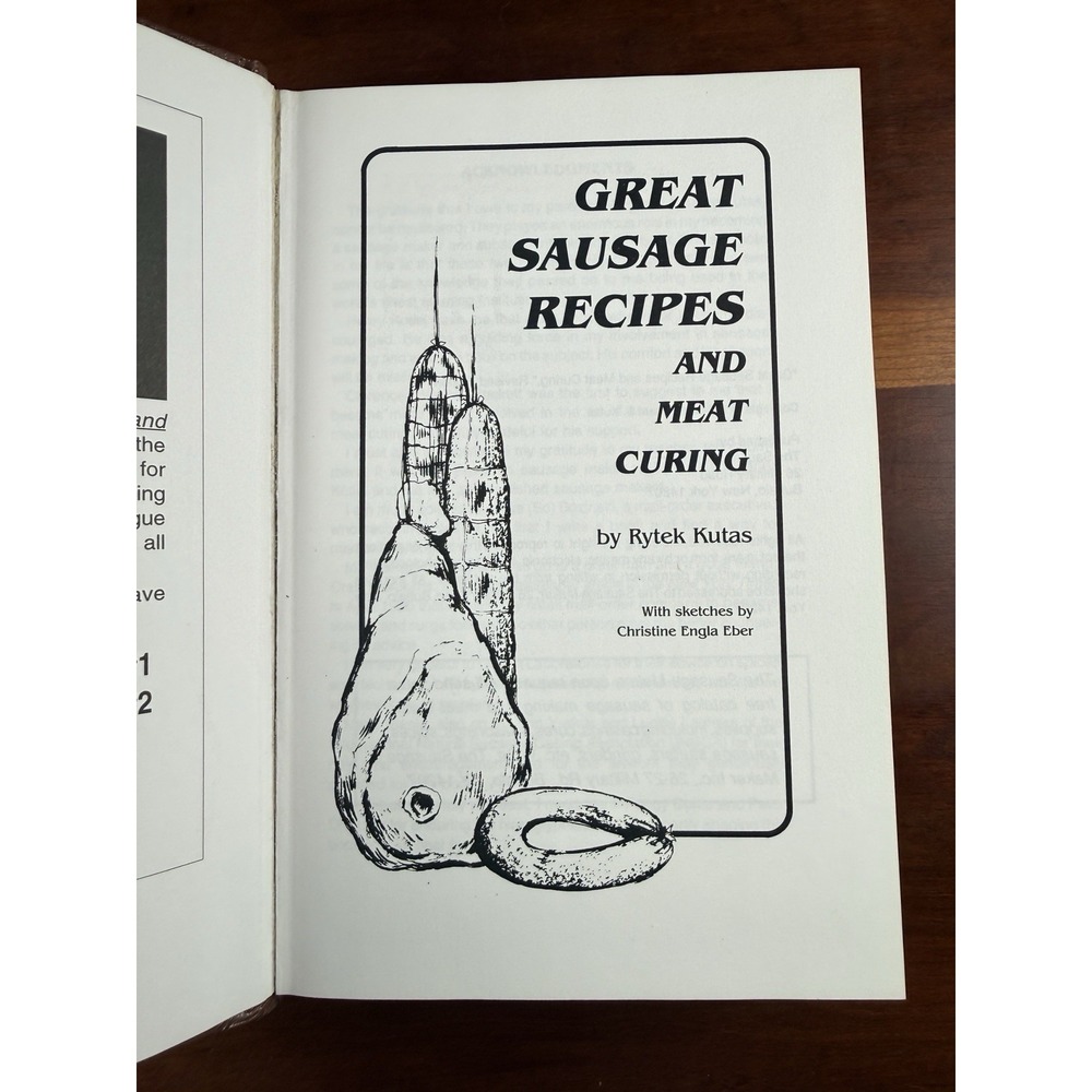 Great Sausage Recipes and Meat Curing Rytek Kutas Revised Edition Hardcover Book - Picture 3 of 7